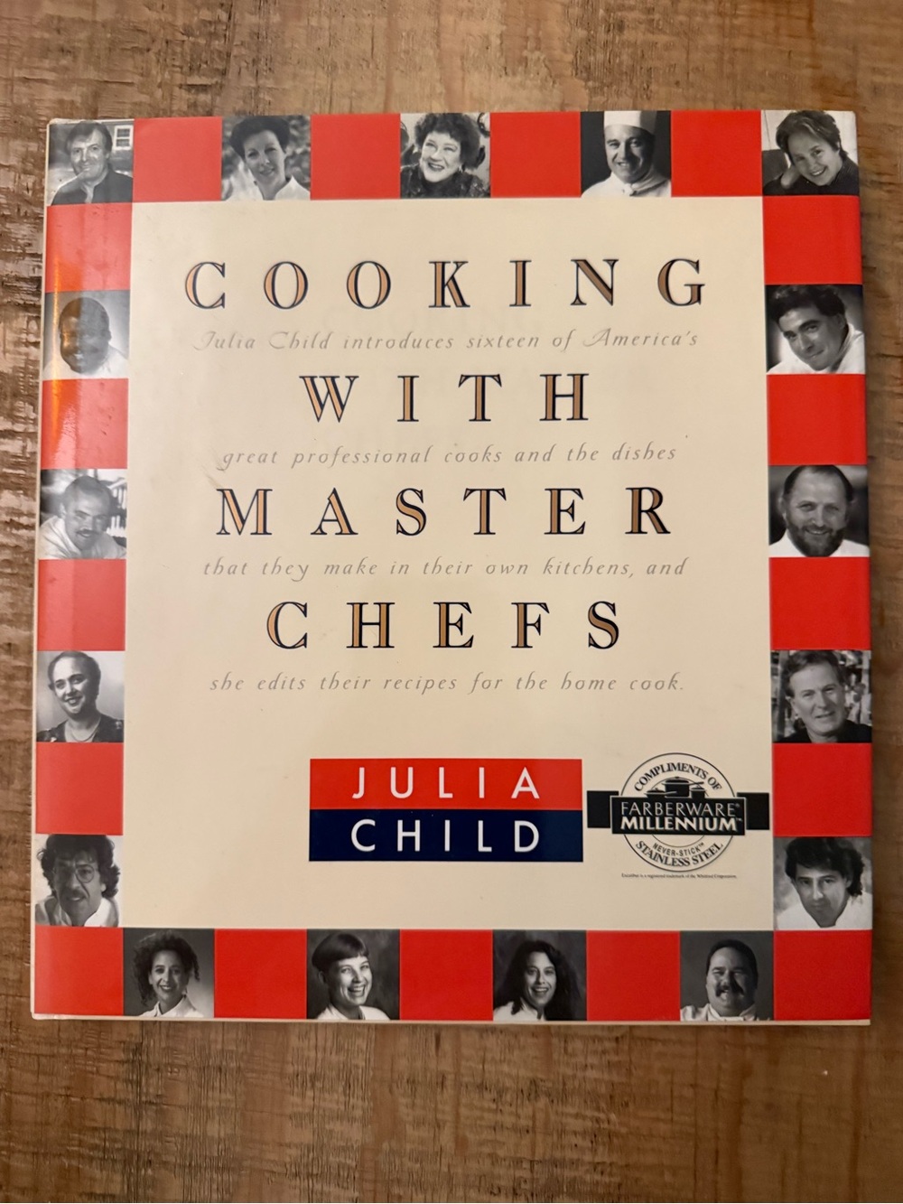 Cooking with Master Chefs Cookbook - Red/White Cover